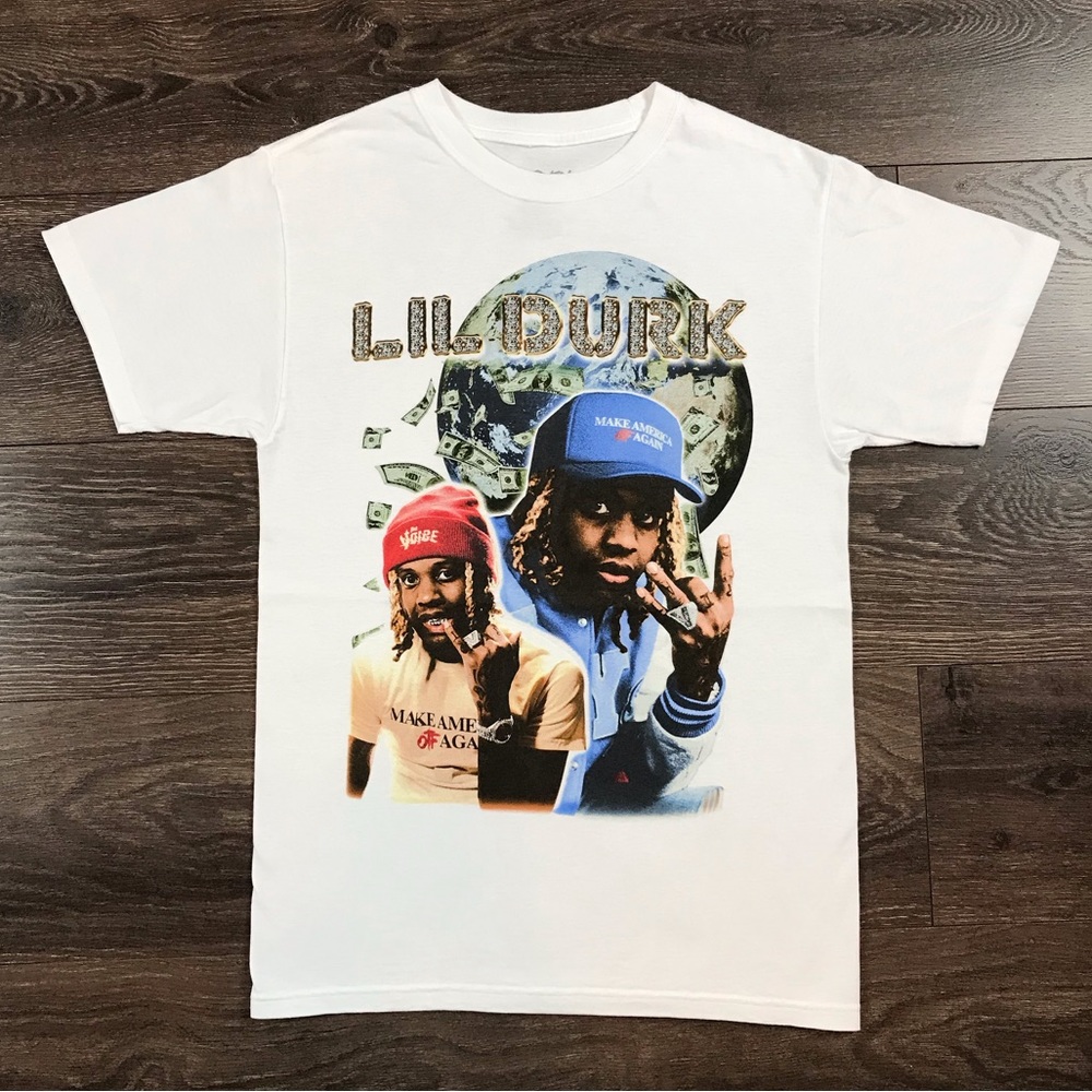 LIL DURK Make America OTF Again Rap Tee Adult Unisex Hip-Hop Graphic Band Shirt